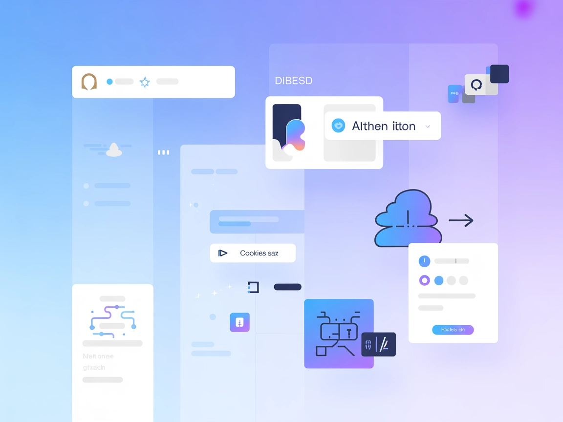 Minimalist icons for authentication, cookies, search, and CLI