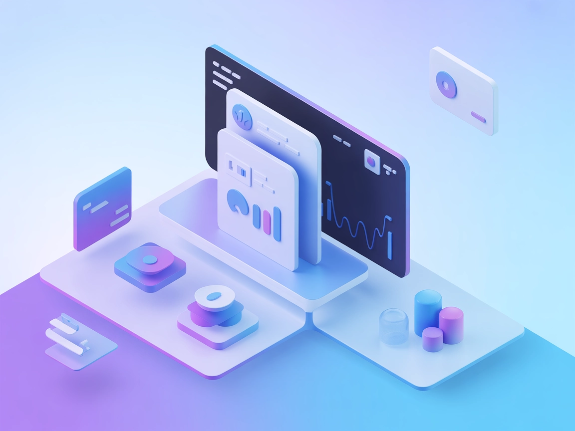 Minimalistische gevectoriseerde GUI-dialoogobjecten en AI-mens samenwerking symbolen