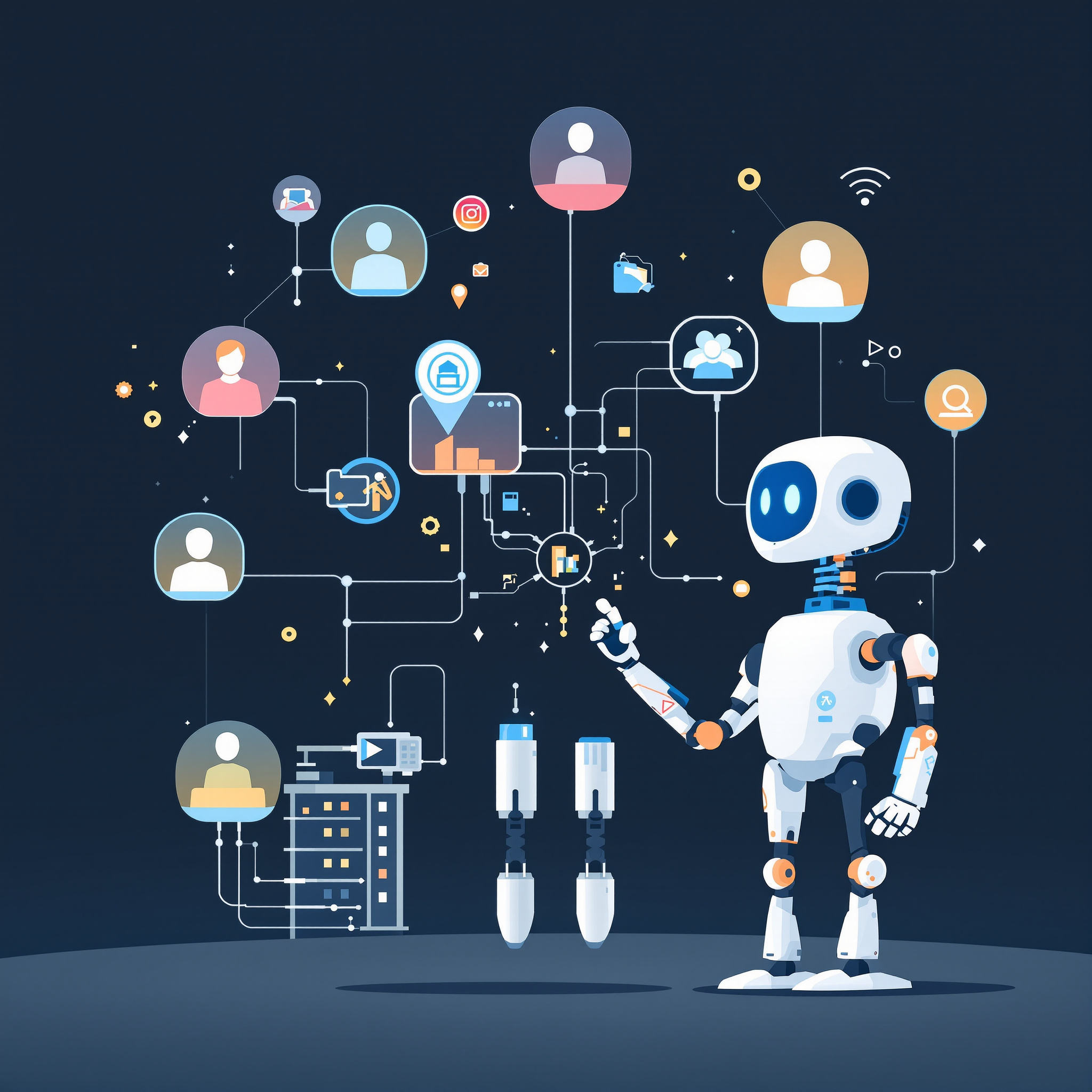 FlowHunt intelligent workflow automation with Airtable