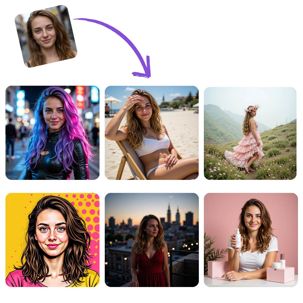Entrena IA para generar fotos tuyas