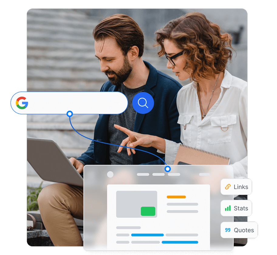 Example of updated SEO optimized content based on your original content. Better headline is generated, relevant statistics are added, and more.